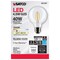 6Pk - Satco 4.5w G25 Globe Filament LED 3000K Medium Base Dimmable - 40w equiv